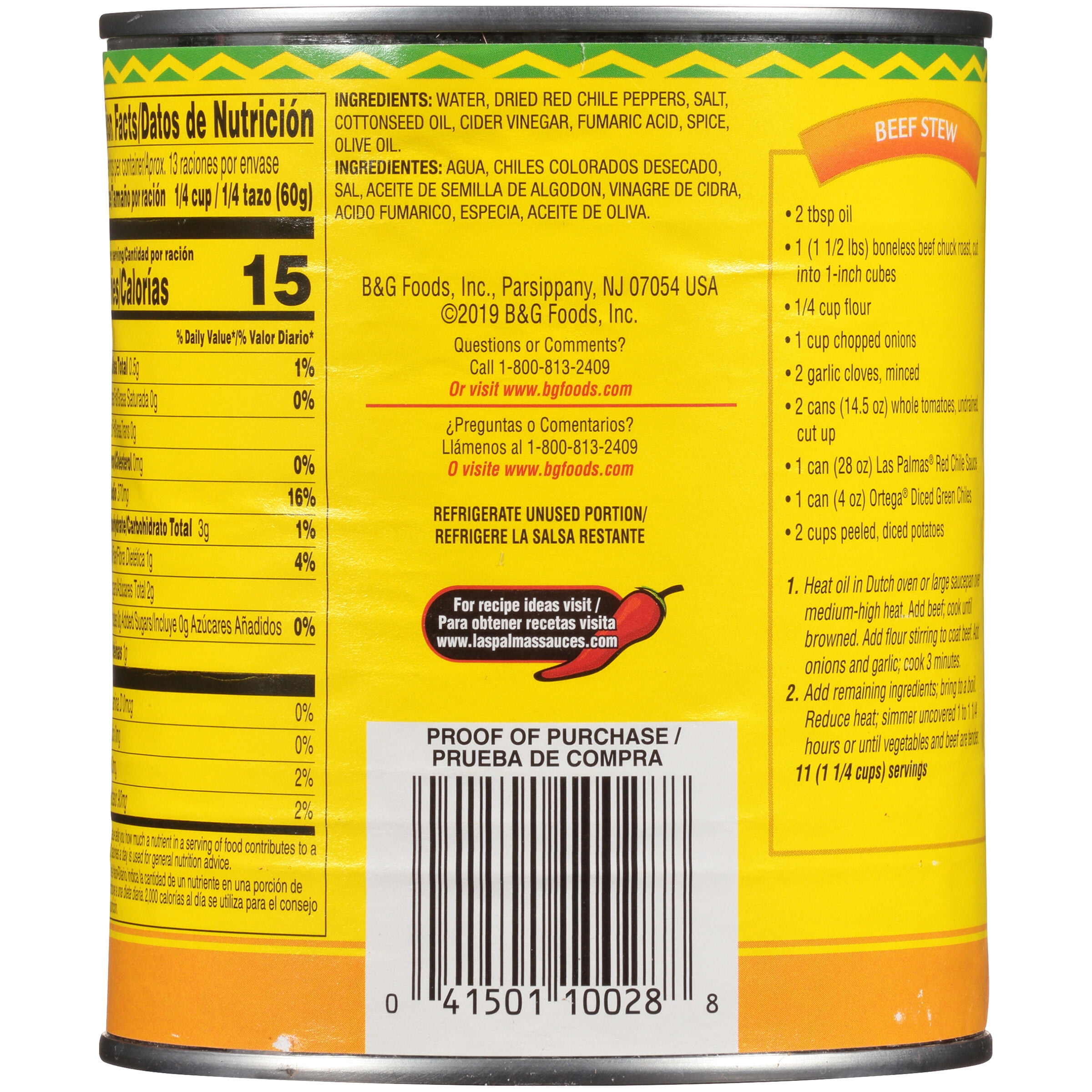 Nutrition Facts Las Palmas Mexican Restaurant Besto Blog