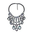 thumbnail image 4 of Luxurious Bohemian Crystal Statement Necklace - Multicolor, 4 of 21