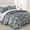 Grey, variant on Ameha Luxury Velvet Quilt Floral Diamond Pattern 3-Piece Set Ultrasonic Embossed Bedding Set Ultra Soft Reversible Bedspread Queen Size Grey