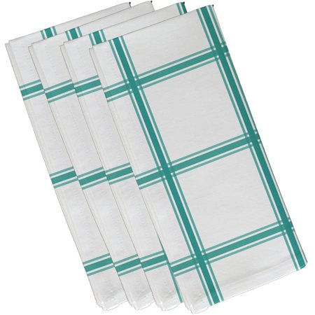 Simply Daisy 19  x 19  Sub-Line Geometric Print Napkins  Set of 4
