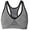 Heather Grey, variant on Zensah Women's Racey Sports Bra