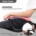 thumbnail image 3 of SCRAWLGOD Mother's Day 2 PCS Soft Office Chair Arm Slipcovers Stretchable Rotating Chair Arm Rest Cover Non-Slip Desk Chair Armrest Protector, Heart Butterfly Floral Pink, 3 of 6