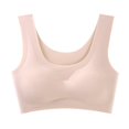 thumbnail image 1 of Ropa interior japonesa sin costuras de una pieza para mujer, sujetador deportivo de yoga con espalda descubierta de seda helada, 1 of 6