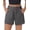 Heather Dark Grey, variant on PINSPARK Sweat Shorts Womens Summer Workout Lounge Short High Waist Casual Running SweatShorts Drawstring with Pockets