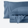 thumbnail image 5 of Bare Home Coronet Blue Microfiber Sheet Set, Wrinkle Resistant, Deep Pocket, Queen, 5 of 6