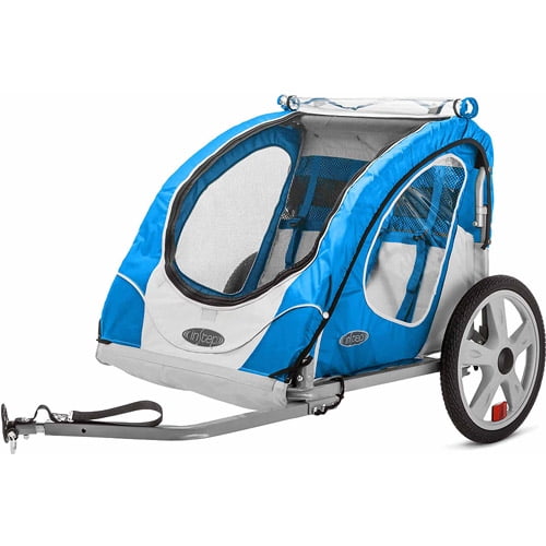 Instep QuickNEZ Double Tow Behind Bike Trailer, Converts To Stroller