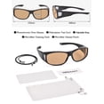 thumbnail image 7 of TINHAO Photochromic Polarized Fit Over Sunglasses UV400 Anti-Glare Over Prescription Glasses for Men Women Lightweight TR90 Wraparound Driving Fishing Cycling Eyewear - 4 Colors, 7 of 7