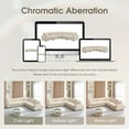 thumbnail image 2 of 106" Convertible L Shaped Sectional Sofa,Corduroy Corner Couch with Armrest Storage,Cup Holders,USB Charger,Irregular Corner,Oversized Comfy Modular Sofa for Living Room,Apartment (Beige), 2 of 10