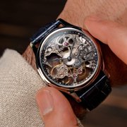 Bauer Mechanical Skeleton Clear Blue