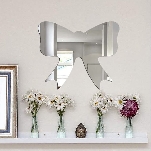 Xihbxyly Espejo Acrílico Decorativo para Pared, Elegante Accesorio para Cámara de Pared, Decoración de Habitación Personalizable, Diseño Elegante para El Hogar, Decoración de Sala de Estar o Dormitor