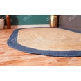 thumbnail image 6 of Chouhan Rugs Natural Jute Light Blue Bordered Rug Bohemian Rug Decor Rug Handwoven Rug Custom Rug Decorative Rug, 6 of 6