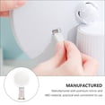 thumbnail image 2 of Shisuyan 1Pc Makeup Mirror with Light Magnification Mirror Makeup Mirror (White), 2 of 8