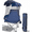 Blue- Oversized Seat and Canopy, variant on VicTsing Oversized Double Canopy Chair, Padded High Back Camping & Beach Chair, 660 lbs Heavy Duty, 14.7 lbs Lightweigh