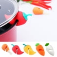 thumbnail image 2 of Yesbay 3 Pcs Silicone Pot Lid Anti-spill Rack Chili Pepper Pot Lid Lifter Anti-Overflow Kitchen Tool, 2 of 8