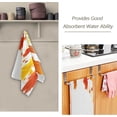 thumbnail image 3 of Autumn Maple Leaf Hand Towels, Golden Music Note Kitchen Towel Ultra Soft and Absorbent,Decorative Fingertip Face Towel for Bathroom Hotel, 2 PCS, 28.3"x 14.4", 3 of 6