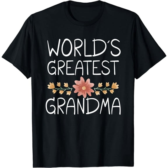 World's Greatest Grandma Best Grandmother Mother's Day Love T-Shirt