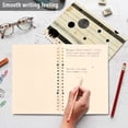 thumbnail image 4 of FORMRS 1-Subject Spiral Notebook 8" x 5" College Ruled 60 Refillable Sheet A5 Hard Cover, 2 Pack, Stripes Pattern, 4 of 7