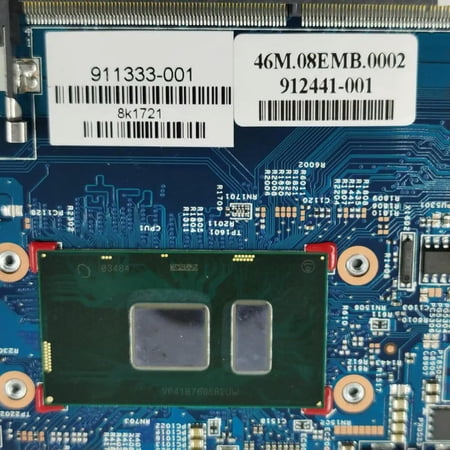 FOR 17-X Laptop Motherboard 448.08E01.0021 15289-2 911333-001 912441-001 SR2UW i3-6006U R5 M1-30 2GB