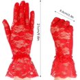 thumbnail image 2 of Dalrosia Lace Gloves For Women Elegant Short Lace Gloves Tea Party Gloves Wrist Length Floral Gloves Sunblock Bridal Gloves, 2 of 5
