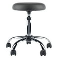 thumbnail image 4 of Winsome Clyde Adjustable Cushion Seat Swivel Stool, Charcoal and Chrome, 4 of 12