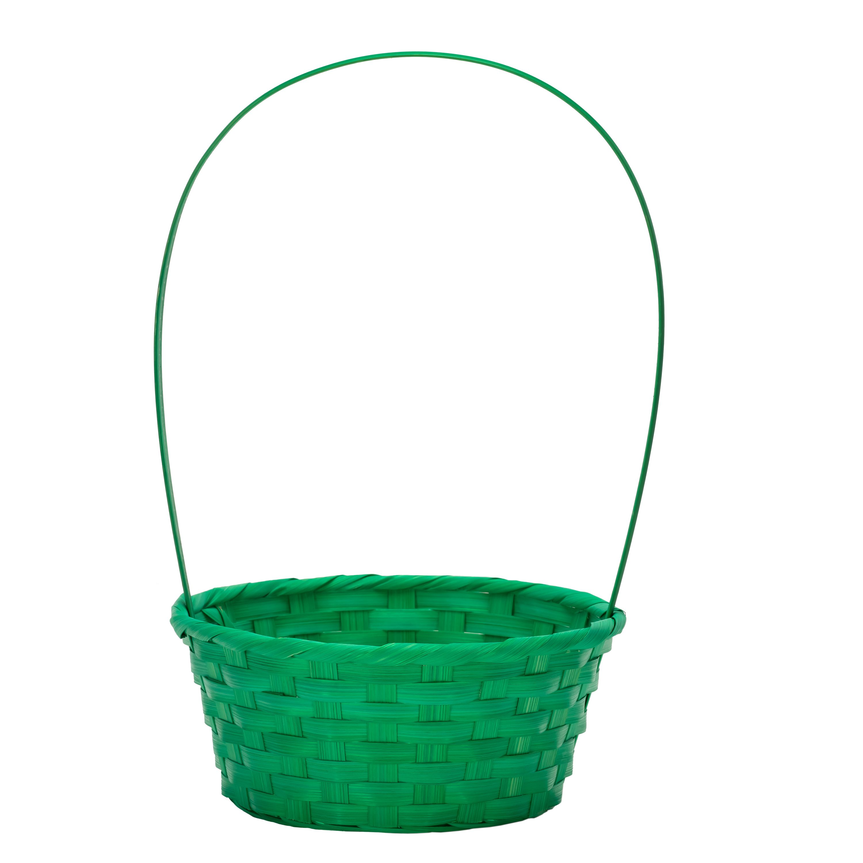 Way To Celebrate! Small Bamboo Easter Basket, Green