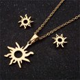 thumbnail image 4 of PVCS Women's Fashion Pendant Earring Set Color Clavicle Necklace Exquisite Earrings, 4 of 4
