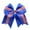 Blue, variant on Herrnalise Patriotic Hair Clips Hair Bow, Girls American Flag Hair Clips Hair Accessories for 4th of July