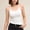 White, variant on Women's Cotton Padded Cami Bra,Built-in Shelf Bra with Removable Pads,Wireless Everyday Bralette for Sleep,Yoga,Lounge,Seamless Back Support Top,Breathable Spandex Stretch Fit White S