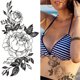 thumbnail image 1 of onlyliua Buscador de Regalos Tatuajes con Bocetos Pegatinas Abstractas Pegatinas Flores Rosas, 1 of 2