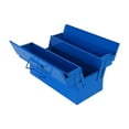thumbnail image 3 of Contenedor de organizador de herramientas de caja de herramientas de metal para una fácil clasificación con una caja de transporte de doble capa de, 3 of 8