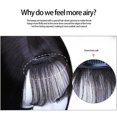 thumbnail image 4 of ruzhgo Embouts de Cheveux Base en Soie Embout Pinces en Cheveux Humains Embouts Postiches Supérieurs pour Femmes Couvre-Cheveux Clairsemés No.2, 4 of 6