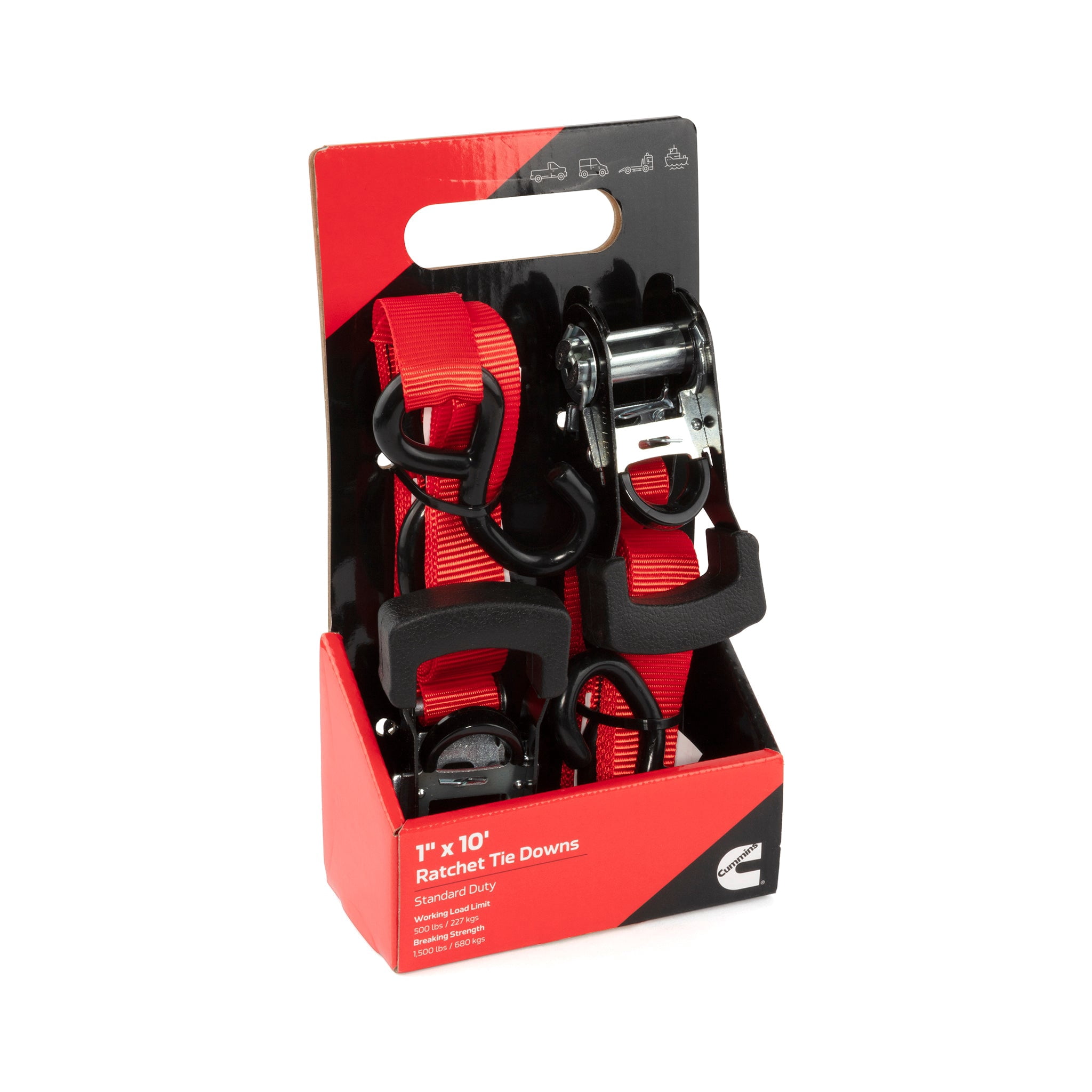 Cummins 1" x 10' Ratchet Tie Down