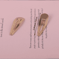 thumbnail image 2 of Hair Clips for Women Girls, RSMTCI 20 Pcs 2.8 Inch Large Barrettes for Thick Hair, Black,Metal Snap Hair Clips, No Slip Long Drop Shape Hair Pins, Hair Accessories, Gold, 2 of 5