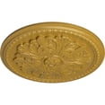 thumbnail image 3 of Ekena Millwork 16 7/8"OD x 1 1/2"P Swindon Ceiling Medallion (Fits Canopies up to 2 7/8"), Hand-Painted Iridescent Gold, 3 of 6