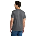 thumbnail image 4 of Gildan Men DryBlend Crewneck Pocket T-Shirt, Short Sleeve Classic Fit Tee, Graphite Heather, 3XL, 4 of 6
