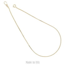 Ky & Co Gold Tone Metal Square Chain Long 18" Pocket Watch Fob Mens Adult Male