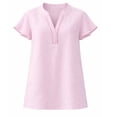 thumbnail image 1 of Blusa George para Mujer, Manga Corta Rosa Talla Eg, 1 of 4