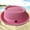 Pink, variant on Harpily Unisex Sun Hats British Jazz Style Breathable Mesh Foldable Bowler Hat for Beach Daily Casual Wear Outdoor UV Protectio