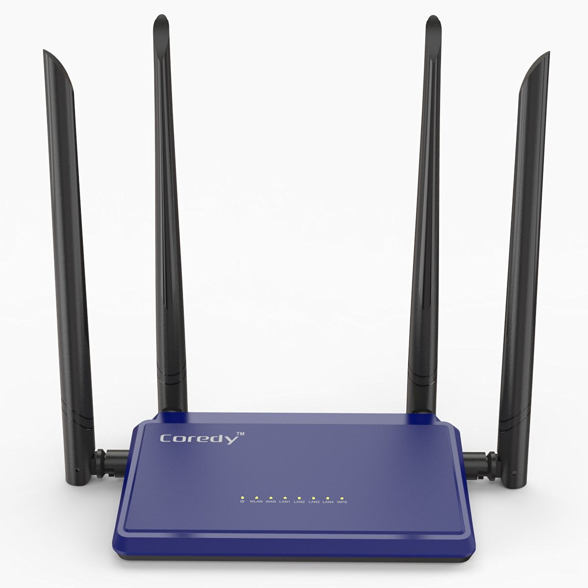 Coredy AC1200 Dual Band WiFi Router with Four High-Power Antennas , QoS , WPS Button by Coredy