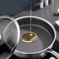 thumbnail image 4 of Stainless Steel Frying Pan Nonstick Skillet with Lid, 10 Inch Induction Cookware Oven,Safe Pan for Ceramic Stoves,Healthy Cooking & Easy Clean (28CM), 4 of 8