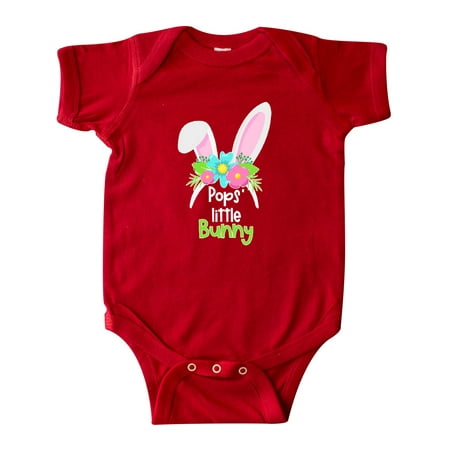 

Inktastic Pops Little Bunny Cute Easter Bunny Ears Gift Baby Boy or Baby Girl Bodysuit