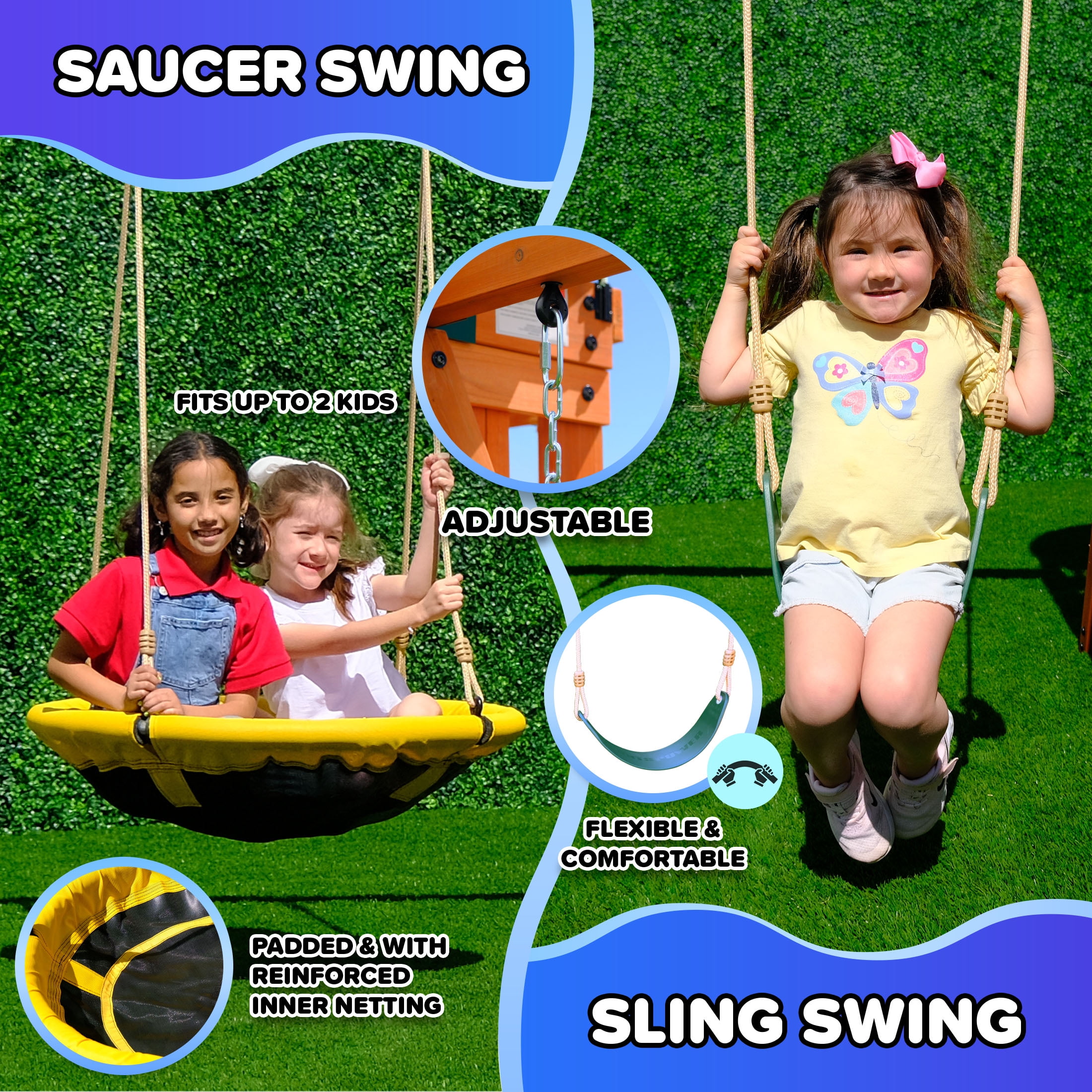 Sportspower Amelia Wooden Swing Set with 2-Person Jamaica Ubuy