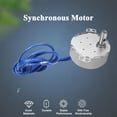 thumbnail image 4 of HUGFEGWE 2Pcs Synchronous Motor AC 110V 8-10RPM Turntable Motor CW Direction 4W TYC-50 Horizontal Hole Tapping Shaft CJB91-113516, 4 of 9