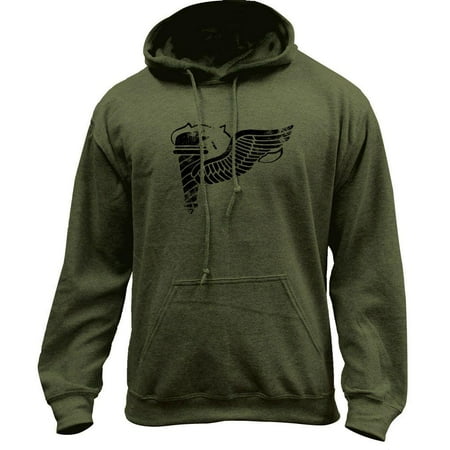 Badge Sweatshirt - Vintage Army Pathfinder Badge Subdued Veteran Pullover Hoodie Sweatshirt