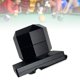 thumbnail image 1 of Soporte portátil para tiza de billar, contenedor de herramientas práctico de aluminio para cinturón Negro 2 Capas shamjiam Titular de la tiza de billar, 1 of 9