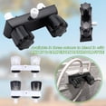 thumbnail image 5 of RV Shower Faucet, Dual-Handle Camper Shower Faucet with Acrylic Knobs, 4" RV Shower Valve Diverter, RV Outdoor Shower for RV, Camper Van, Outside and Inside Bathroom Shower (Black), 5 of 8
