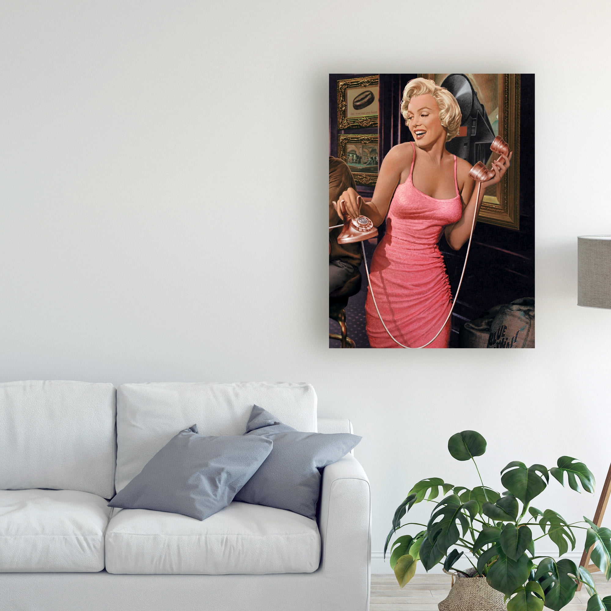 Trademark Fine Art 'Marilyns Call II' Canvas Art by Chris Consani