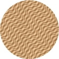 thumbnail image 1 of Ahgly Company Machine Washable Indoor Round Transitional Orange Area Rugs, 6' Round, 1 of 7