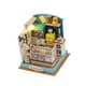 thumbnail image 4 of Casa de muñecas en miniatura hecha a mano, modelo de casa de muñecas con luces LED, caja de habitación de madera, Estilo D, 4 of 9