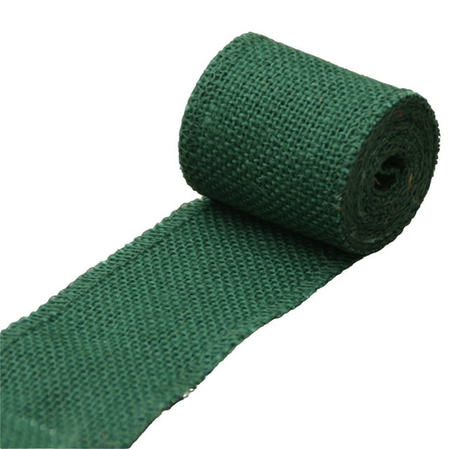 Inteprter 1 rollo de decoraciones de boda, accesorios de ropa flexibles, cinta de ropa sencilla y cómoda para regalos, decoraciones de para fiestas, Artesanía Verde oscuro 6*200cm Inteprter HA060418-09